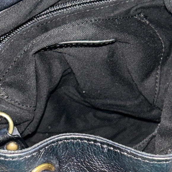 Frye black leather backpack crossbody‎ - Picture 10 of 12